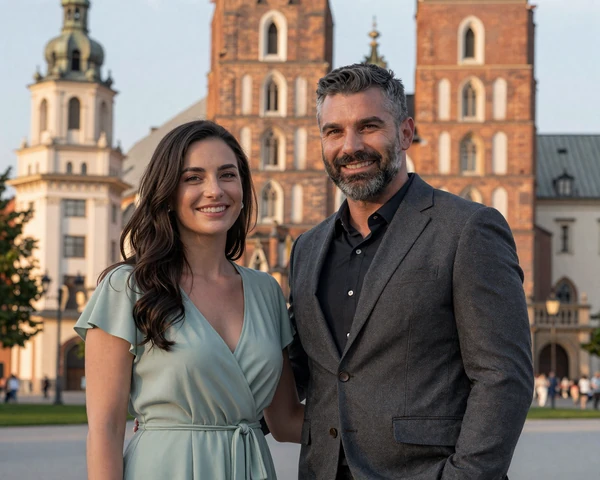 Kevin from Denver and Magdalena from Krakow, a successful international couple married after meeting on our Slavic dating platform